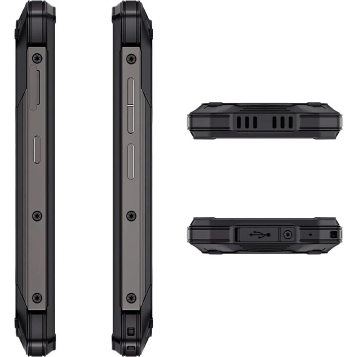 Cubot KingKong Mini 4, 6GB 128GB, 4.7 IPS LCD HD+, 4700mAh, Luce da campeggio, Nero Grigio