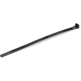 StarTech.com CBMZTRB8BK fascette riutilizzabili nere 20 cm, 100 pz.