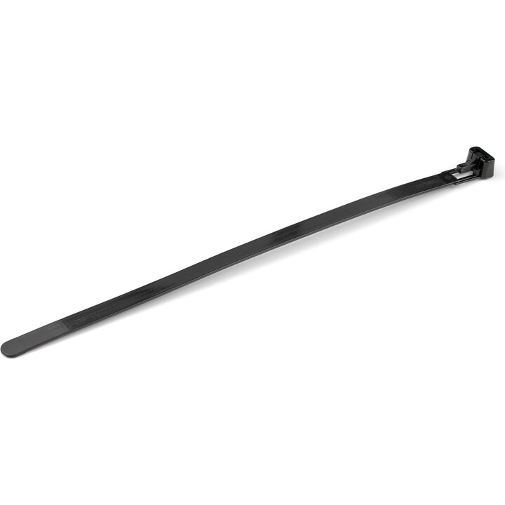 StarTech.com CBMZTRB8BK wiederverwendbare Kabelbinder schwarz 20 cm, 100 St.