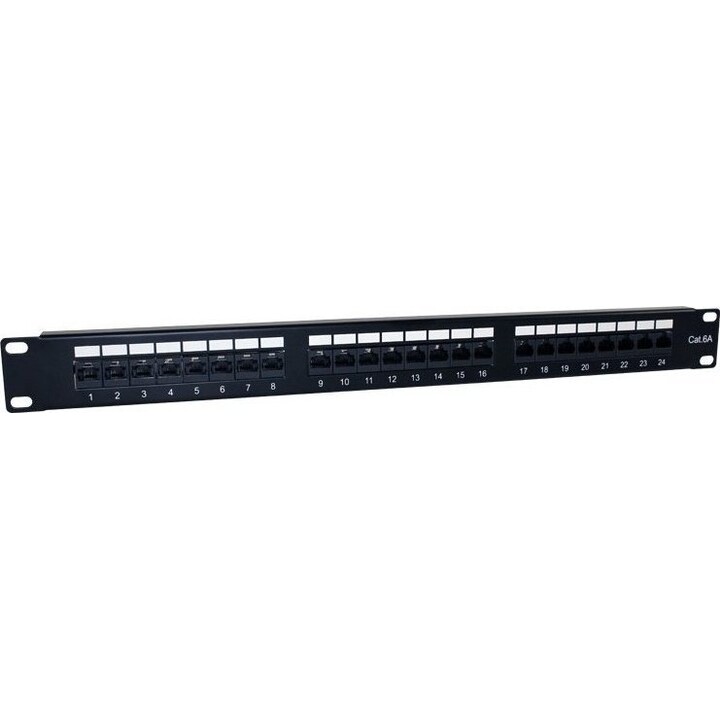 Patch panel 2lan 24 ports rj45 cat. 6a trendnet