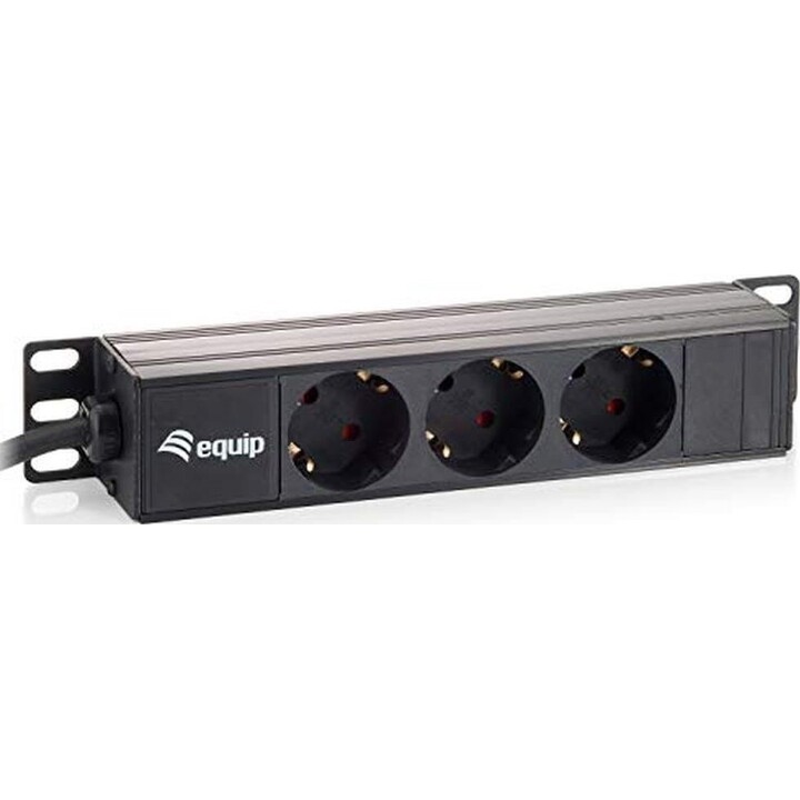 Equip NWKSch 10 ciabatta elettrica tedesca 10" 3 prese nera
