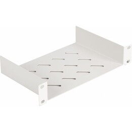 Equip Fixed Shelf 10" For Server Cabinets. 1u 15cm Grey