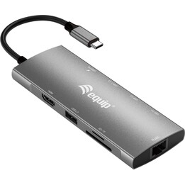 Equip Dock USB-C--HDMI.GbE.USB2.0.3xUSB3.0.100WPD.+ 25cm si