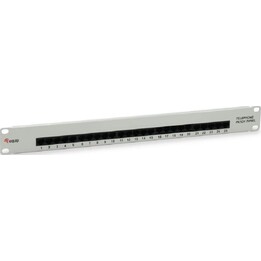 Equip Patchfeld 25x RJ45 Cat3 19" UTP 1U ISDN hellgrau
