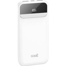 Batería Externa Cool Power Bank 10.000 mAh Carga Rápida 22.5W 3 Cables Blanca