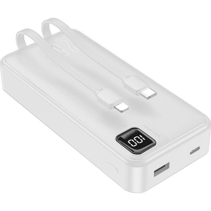 Cool batterie externe universelle 22,5 W 20 000 mAh USB-C / Lightning blanche