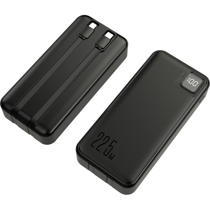 Cool Batteria esterna universale Power Bank 22.5W 20.000 mAh USB-C / Lightning nera