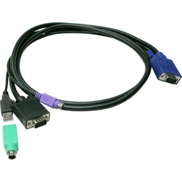 Câble KVM ACC-3201 USB+PS/2 1.80m