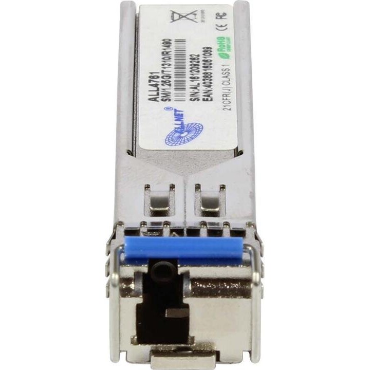Módulo de switch ALLNET ALL4761 SFP (Mini-GBIC), 1000 Mbit, WDM (Bidi)/LC, Tx1310nm/Rx1490nm, 9u, 20 km,