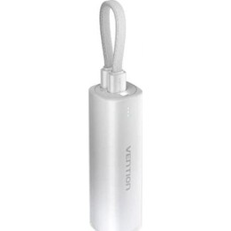 Batterie externe Vention FHWM0 5 000 mAh, chargement sans fil USB-C Lightning 20 W, gris compact