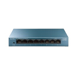 Switch non administrable TP-Link LS108G Litewave 8P Giga, boîtier métallique, sans rack