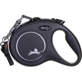 Guinzaglio automatico Flexi New Classic, 5 m, taglia L, nero