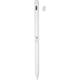 Leotec ePen UltraTouch White Stylus compatibile con iPad 2018+, batteria da 90mAh, ricarica wireless e Type-C
