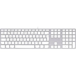 LMP USB-Tastatur mit silbernem Ziffernblock, UK EN