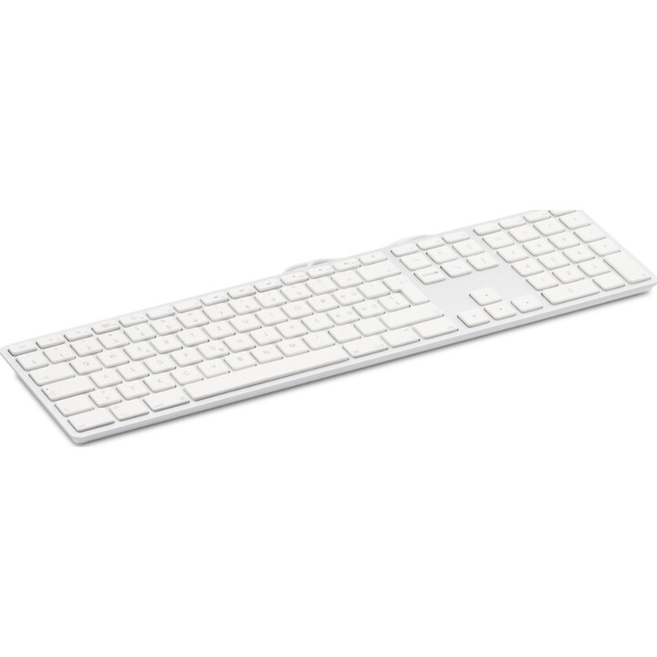 Tastiera USB LMP con tastierino numerico, colore argento, Germania