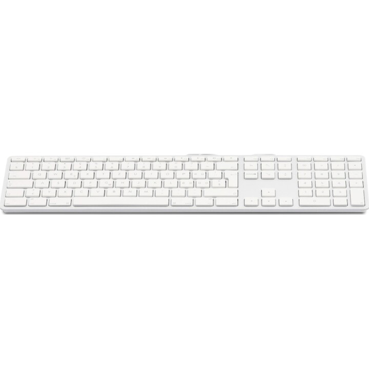 Teclado USB LMP con teclado numérico, color plata, Alemania