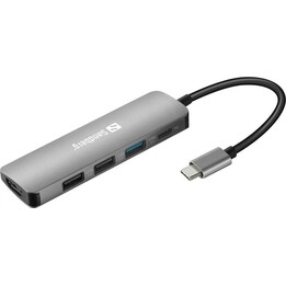Sandberg 136-32 USB-C 5-in-1 PD 100W DisplayDock