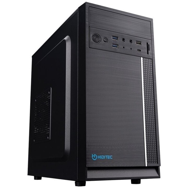 Caja Minitorre Hiditec Q5 PRO con Fuente 500W