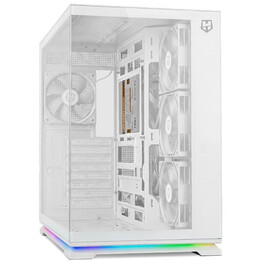 Nox Hummer Galaxy Mid-Tower Gaming Case / White