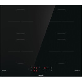 Gorenje GI6401BSCE, Plaque de cuisson à induction intégrée avec zones de cuisson rapide et commande numérique précise, Noir