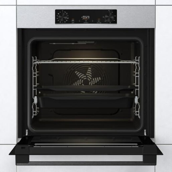 Gorenje BOSB6737E06X, Four électrique multifonction avec grand volume intérieur et commande ergonomique, acier inoxydable