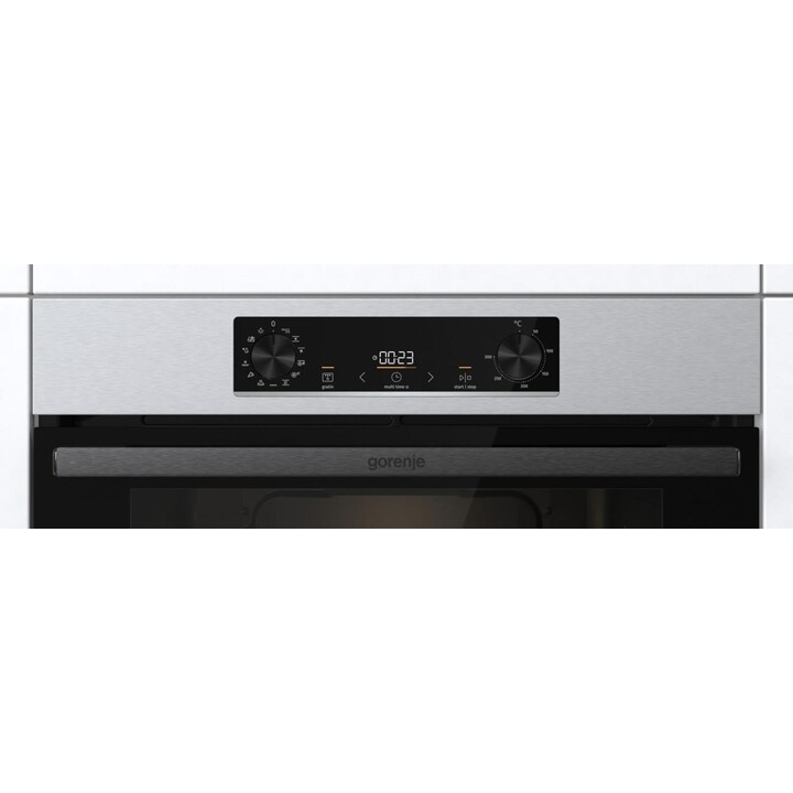 Gorenje BOSB6737E06X, Four électrique multifonction avec grand volume intérieur et commande ergonomique, acier inoxydable