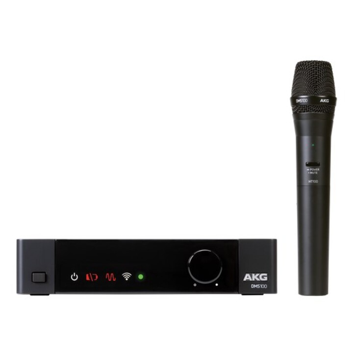 AKG DMS100 Wireless Handheld Microphone System – Rack Receiver, …