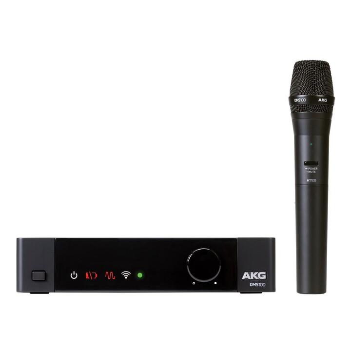 AKG DMS100 Wireless Handheld Microphone System – Rack Receiver, …