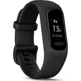 Rastreador de atividades Garmin Vivosmart 5, preto, grande, OLED, GPS, tela sensível ao toque, bateria com duração de 7 dias