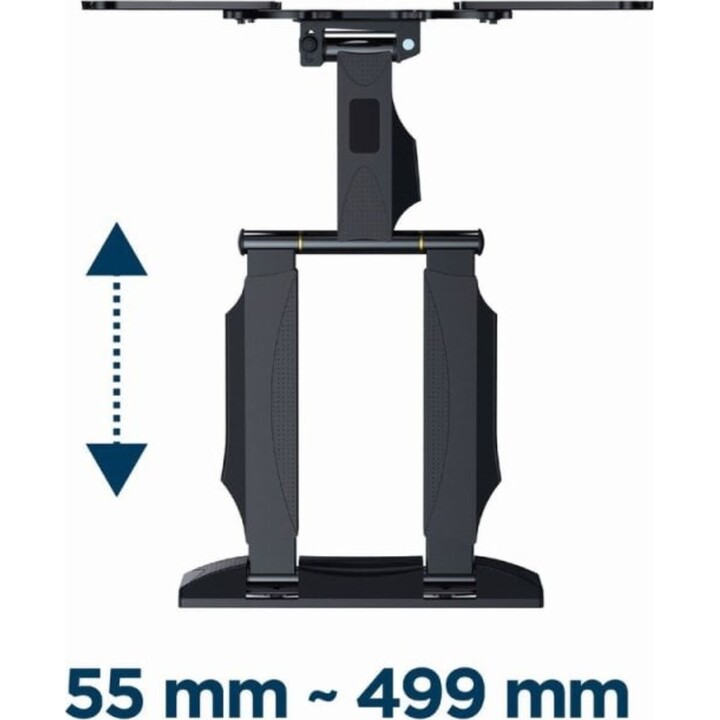 Gembird Wm-55st-01 TV-Wandhalterung 32–55 Zoll, VESA 400, max. 32 kg, Schwarz