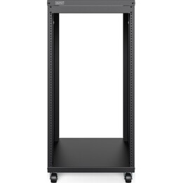 Digitus Bastidor AVS de 21UA, 1000 x 507 x 460 mm Agujeros roscados, ruedas, negro