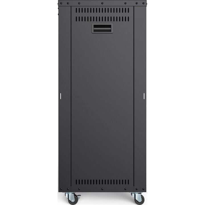 Quadro Digitus AVS 21UA, 1000 x 507 x 460 mm, furos roscados, rodas, preto
