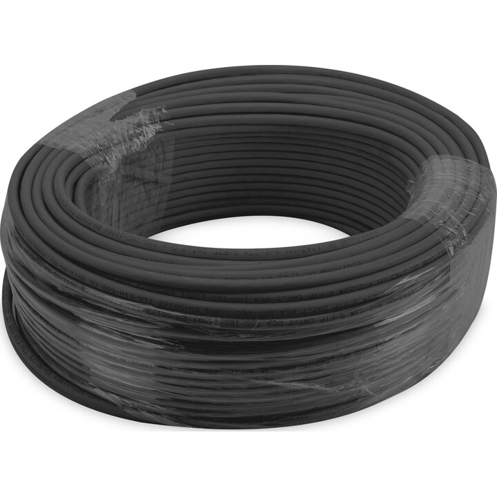 Câble de données Digitus CAT 7 S/FTP - Câble d'installation souterraine, 100 m, Simplex, PE