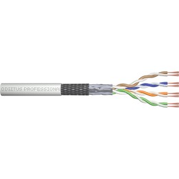 Digitus CAT 5e SF-UTP Patchkabel, 100 m, Box, AWG 26/7, PVC, Simplex, grau