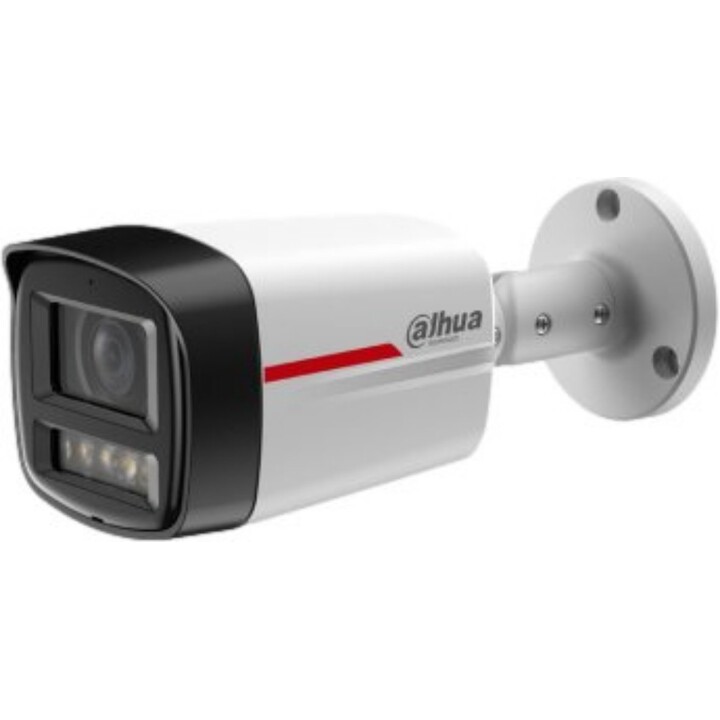 Dahua HFW2449TL-S-0280B-PROS1 4MP WizColor Bullet 2.8mm Warm LED 50m SMD Plus IP67 PoE Mic