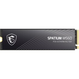 Unidade de disco rígido MSI SPATIUM M560 2TB SSD 10300MB/s NVMe PCIe 5.0 M.2 Gen5 3D NAND