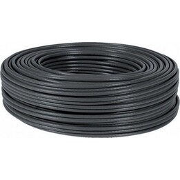 Nanocable Cavo di rete impermeabile per esterni RJ45 Cat.5e UTP rigido AWG24, nero, 100m