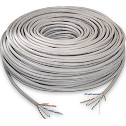 Nanocable RJ45 Cat.6 UTP rígido AWG24, cinzento, 305 m