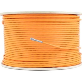 Nanocable CAT.7 AWG23 Cable de red LSZH SFTP PIMF naranja 305 m