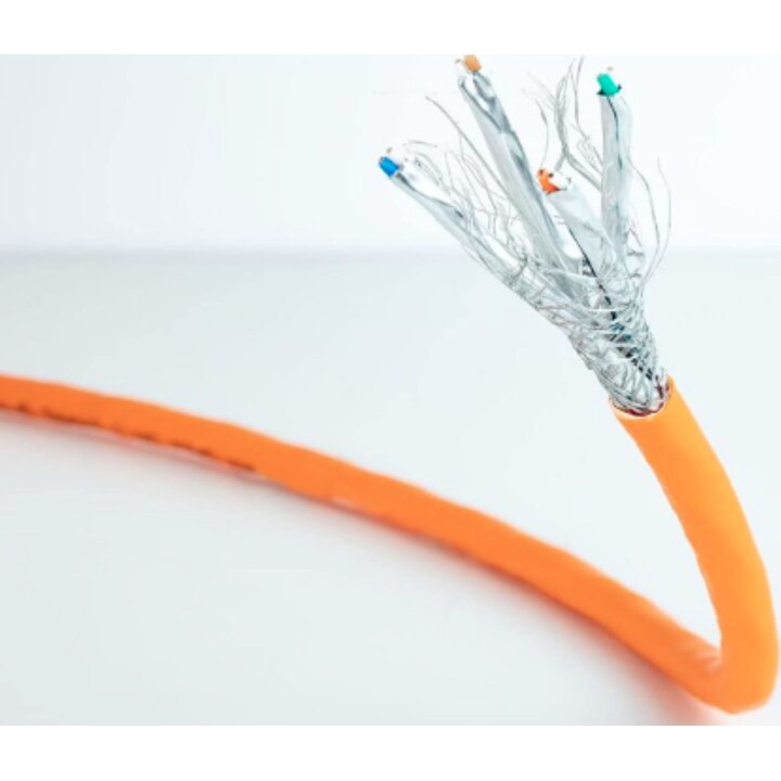 Nanocable CAT.7 AWG23 Network cable LSZH SFTP PIMF orange 305 m