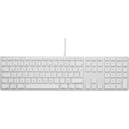 Teclado LMP KB-1243, 110 teclas, 2 portas USB, alumínio