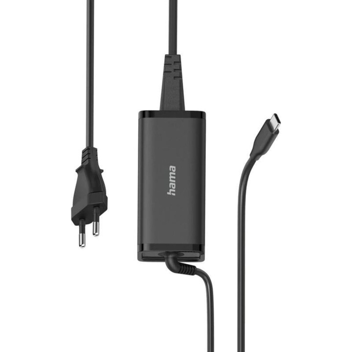 Hama 00200024 100W USB-C Power Delivery chargeur portable compact noir