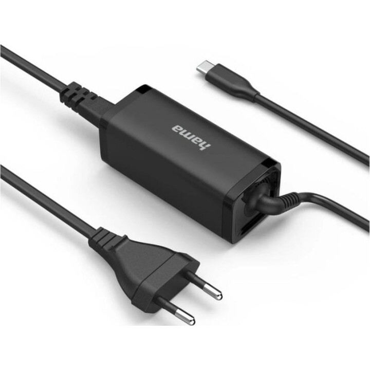 Hama 00200023 65W USB-C Power Delivery chargeur portable compact noir