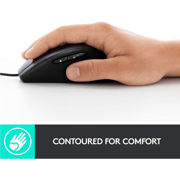 Mouse Logitech M500s Advanced Corded Noir (910-005784)
