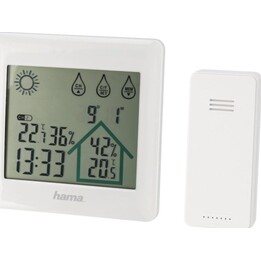 Hama Action Wetterstation Outdoor Sensor Weiß