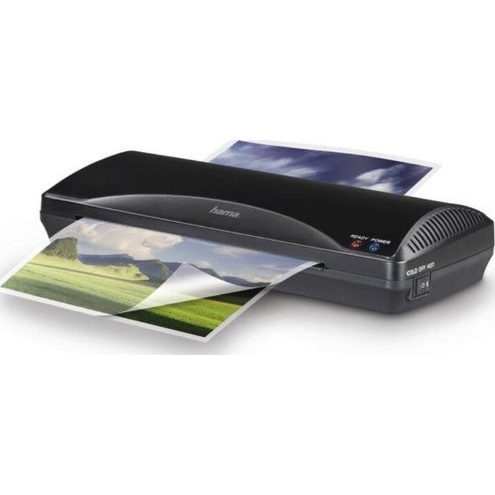 Laminadora Hama 00050561 A4 frío/calor 250 mm/min 2 rodillos negra