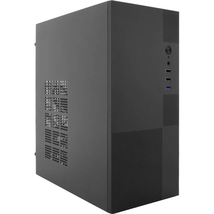 Coolbox Pc Case M440 Microatx Black Int Bays: 2x3'5/2'5/ 2xusb3.0, 1xusb2.0, entrada/saída de áudio
