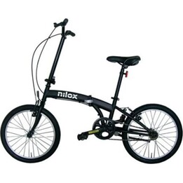 Nilox X0, bicicletta pieghevole, ultra leggera 12 kg, nero