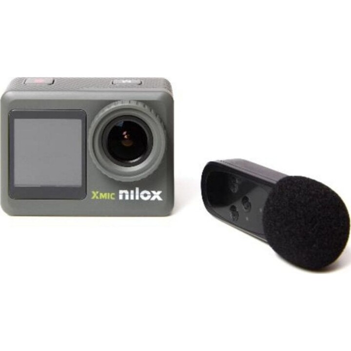 Nilox NXACXMIC Telecamera sportiva 4K Ultra HD 8MP 120fps con schermo LCD da 2" e stabilizzazione EIS