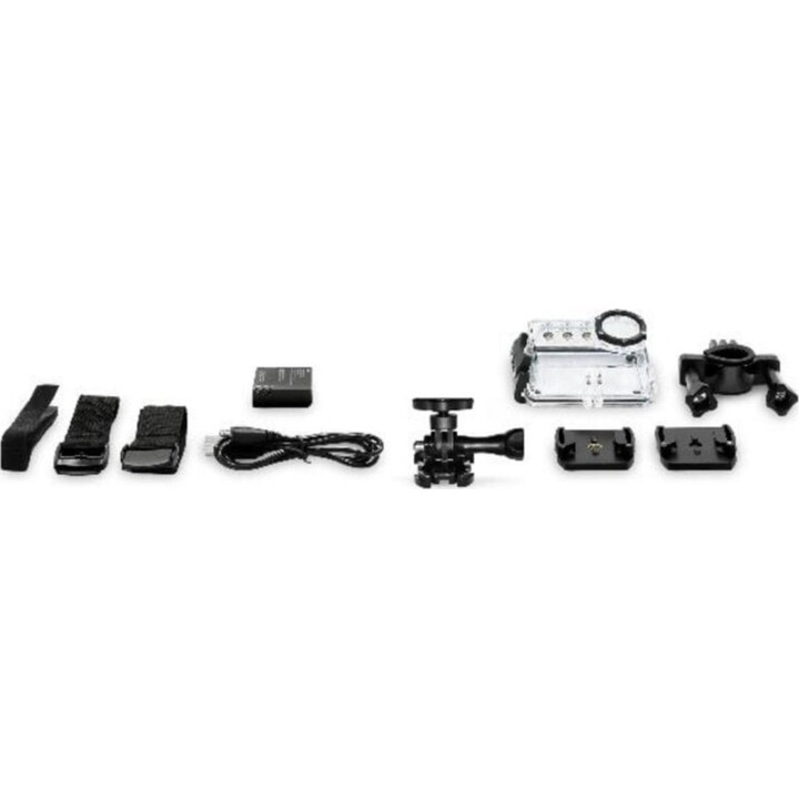 Nilox NXACXMIC Telecamera sportiva 4K Ultra HD 8MP 120fps con schermo LCD da 2" e stabilizzazione EIS